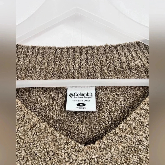 Columbia Brown V Neck Sweater - Picture 2 of 3